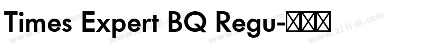 Times Expert BQ Regu字体转换